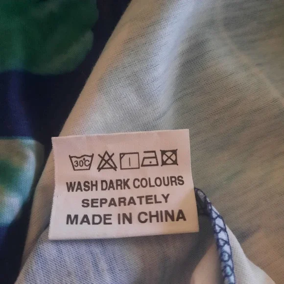 VotePretty Womens V-Neck Spaghetti Strap Tropical Swing Dress Size Large NWT - Picture 7 of 8